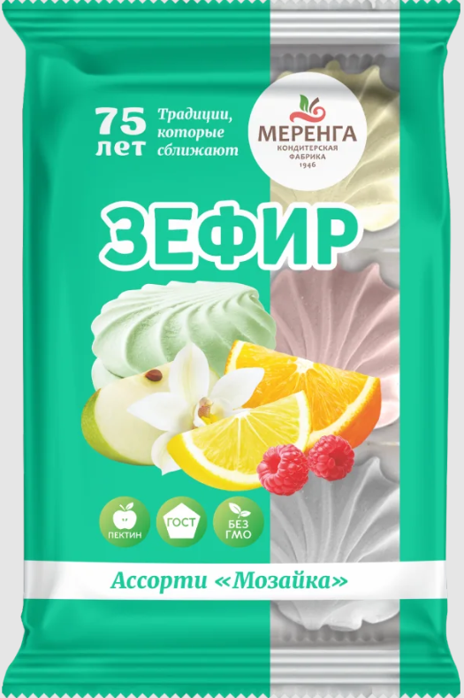 №1 Меренга Зефир Мозайка, 270г  в Боровичах