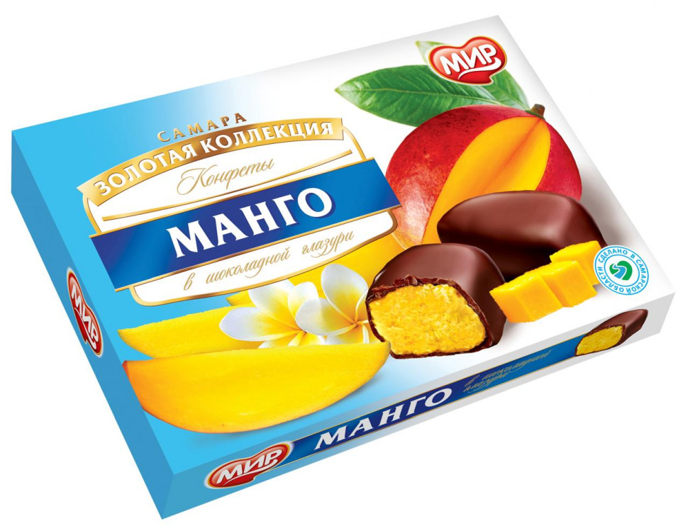  КФ МИР Манго-Кокос в шоколадной глазури 160г  в Боровичах